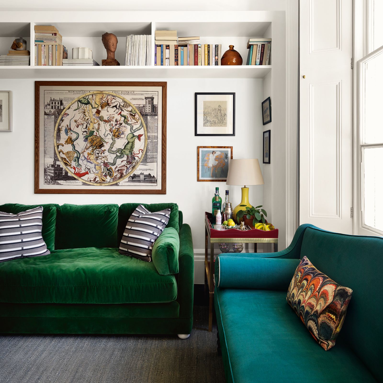 A tiny London flat with ingenious interiors by Beata Heuman