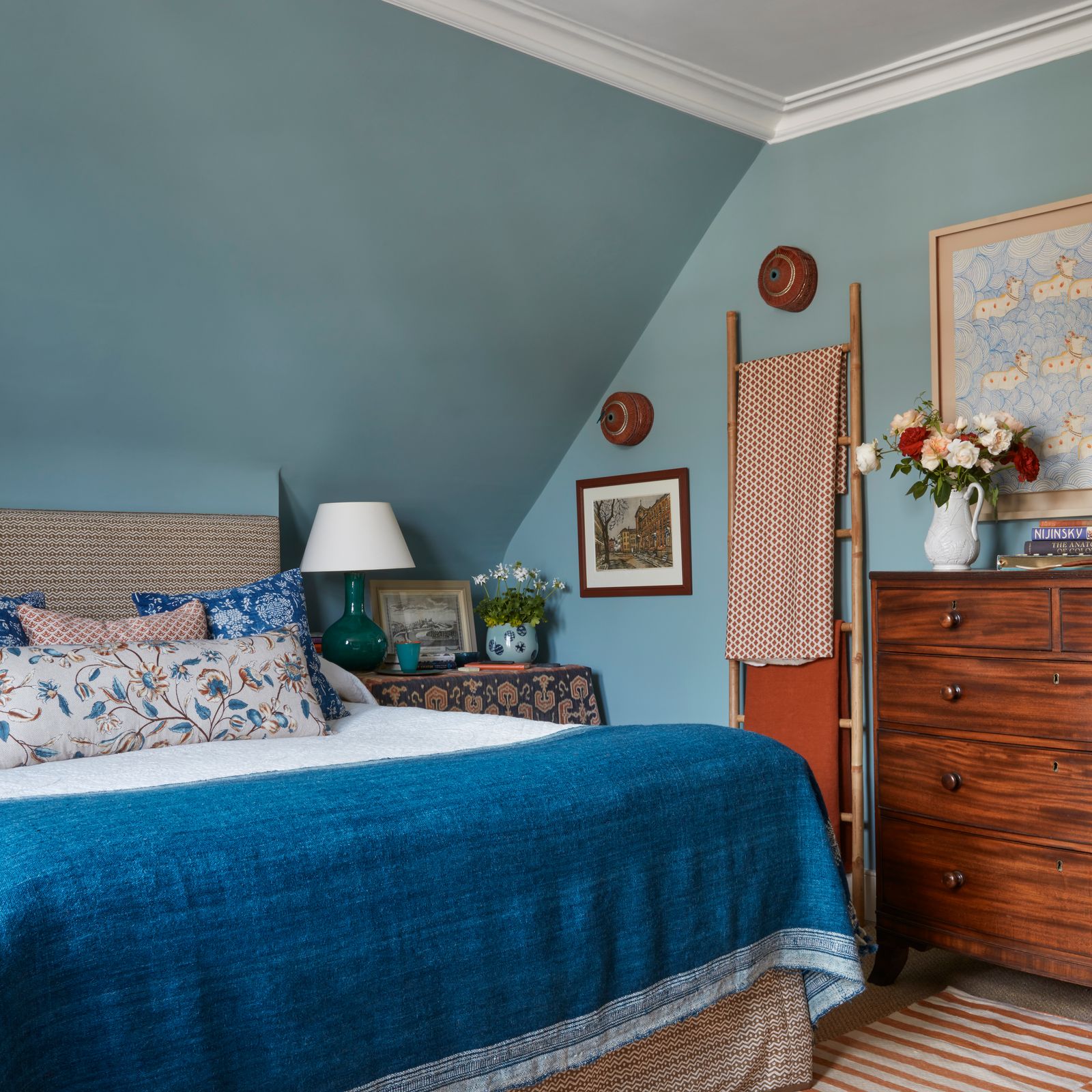 How to do a blue bedroom that doesn't feel cold