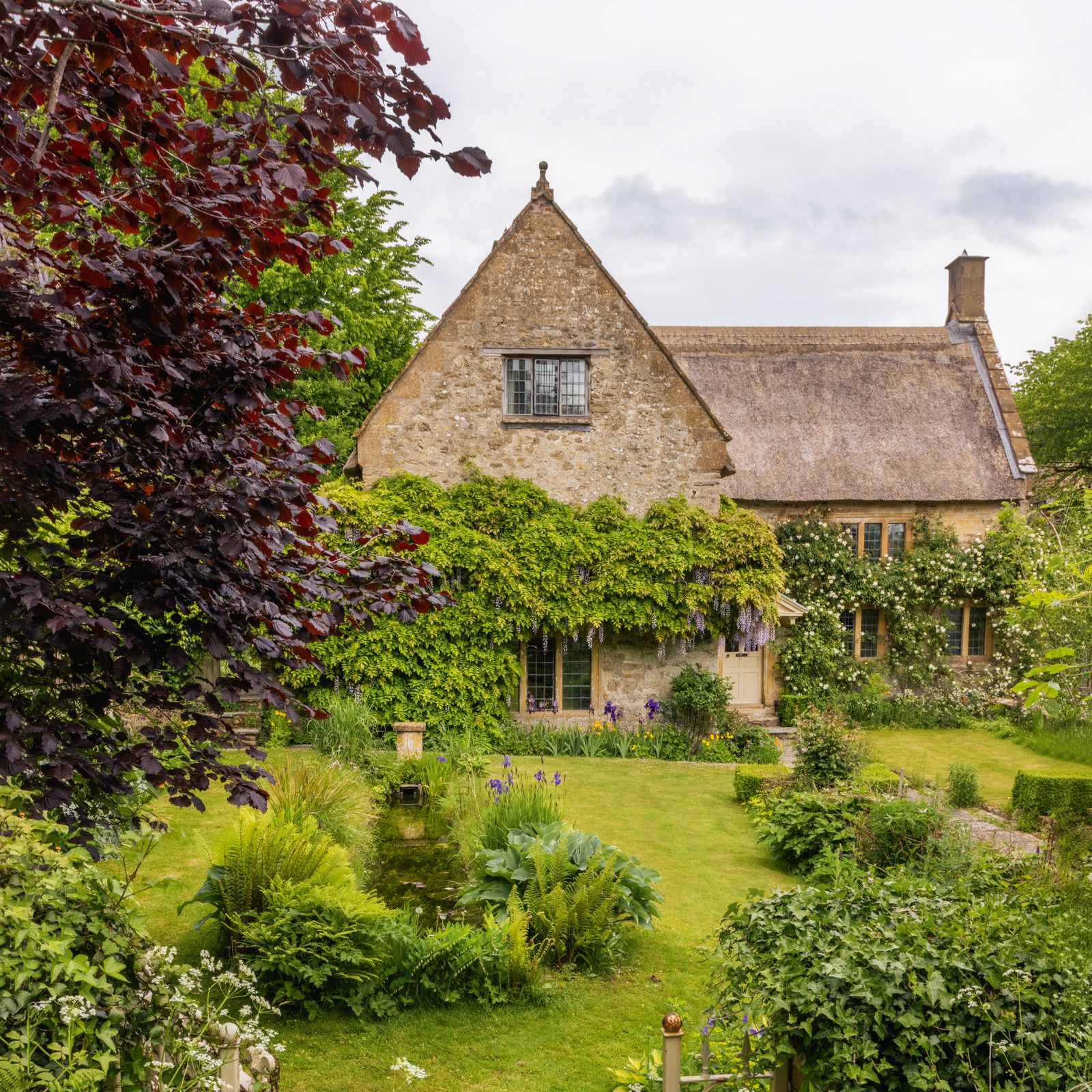 A perfectly abundant English garden in Dorset on the site of a former farm