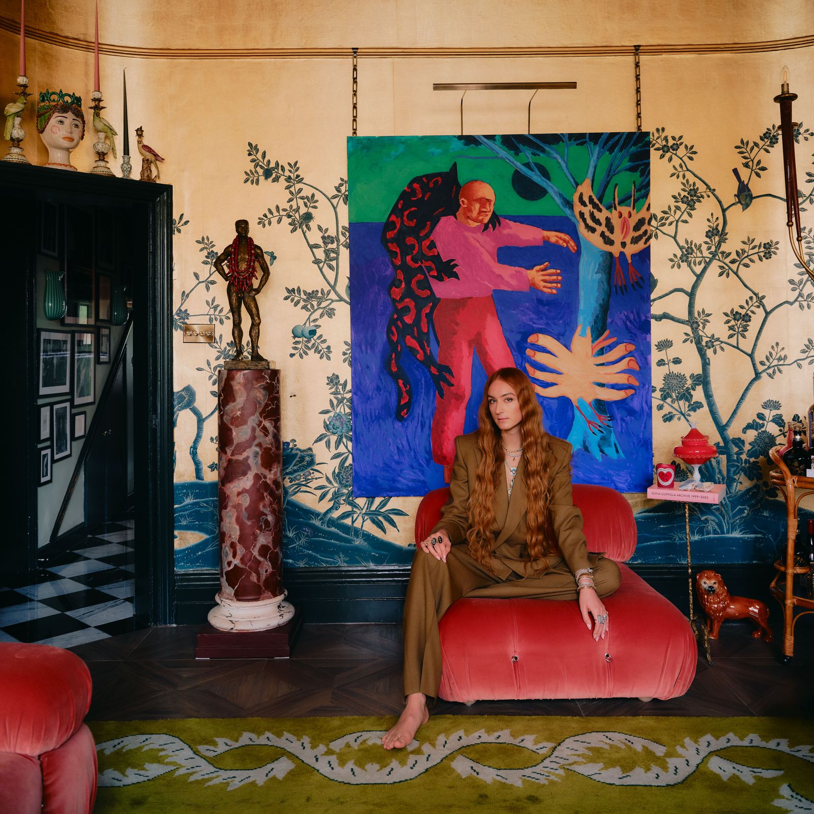Harris Reed’s stylish west London flat is as theatrical as his designs for fashion and furnishings