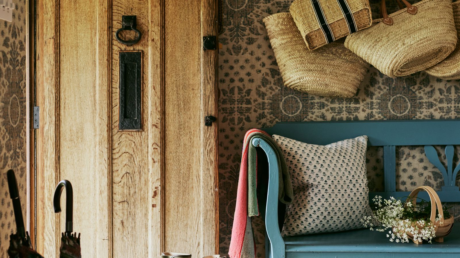 Three lessons in tiny hallway decorating from our best-loved cottages