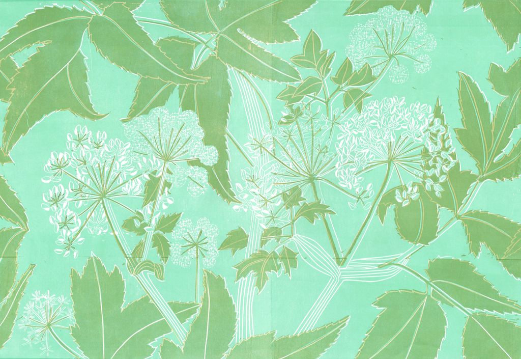 Image may contain Art Floral Design Graphics Pattern Green Plant Leaf Herbal Herbs and Flower