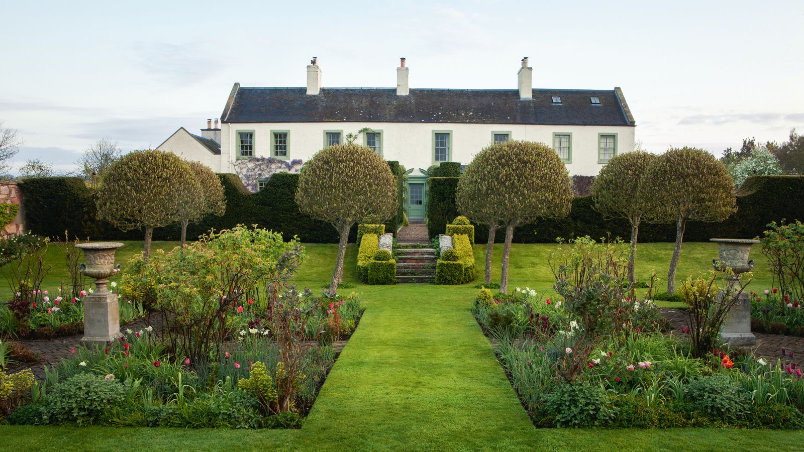 A quirky and colourful garden on the Scottish coast that comes to life in spring
