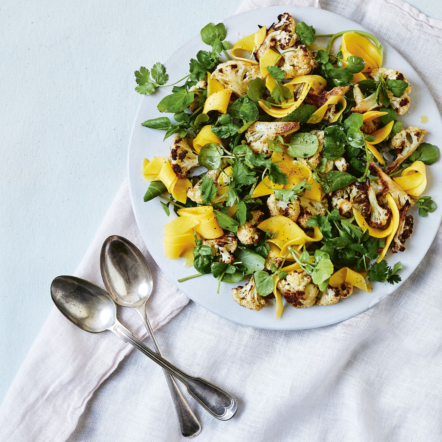 Cumin-roasted cauliflower and mango salad