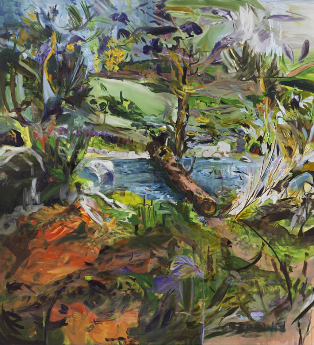 Image may contain Art Painting Plant Vegetation Modern Art Outdoors Nature Tree and Water