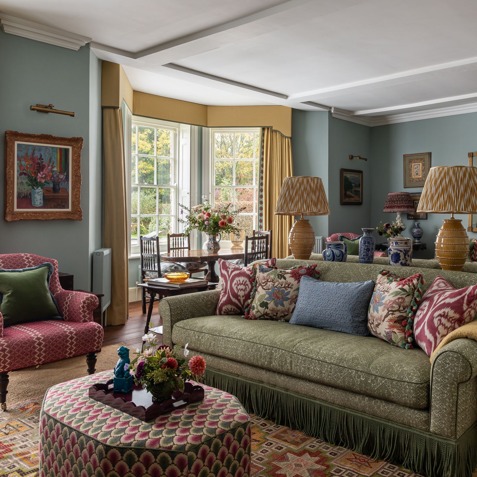 A supremely liveable Georgian house in the Home Counties that marries traditional English style and Asian design