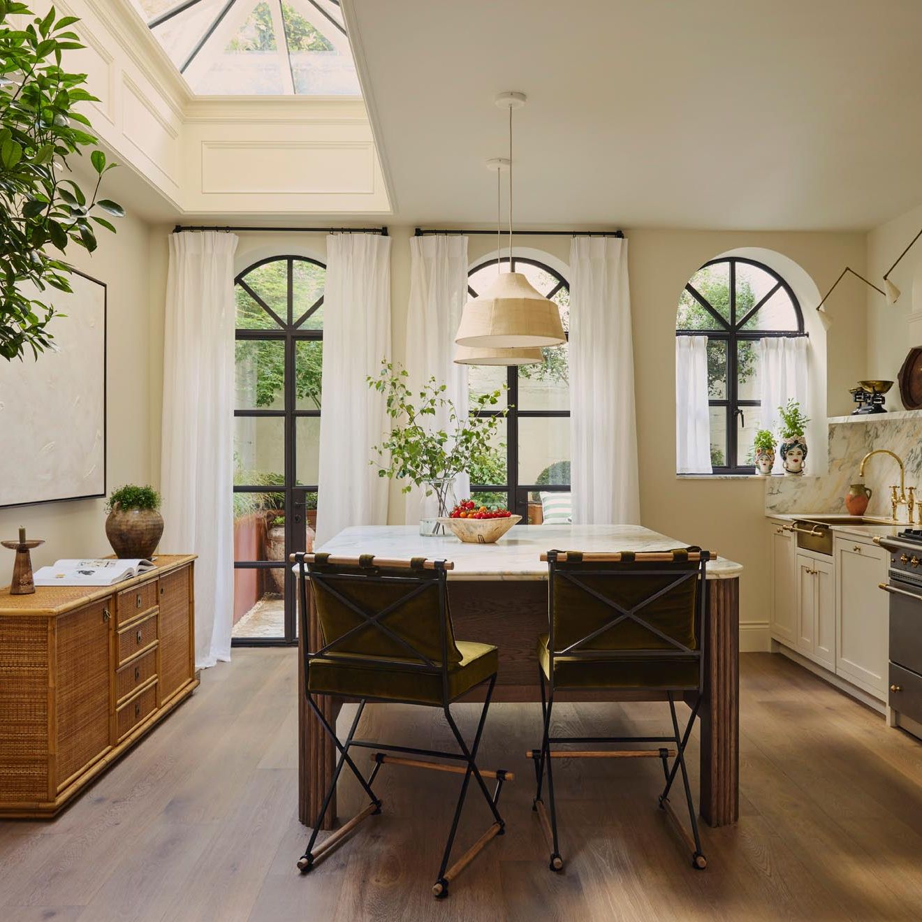 A perfectly quintessential townhouse in Chelsea given a sophisticated update for a young family
