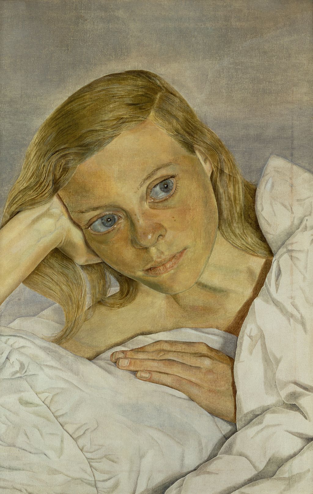Image may contain Julie Cox Art Painting Adult Person Face Head Photography and Portrait