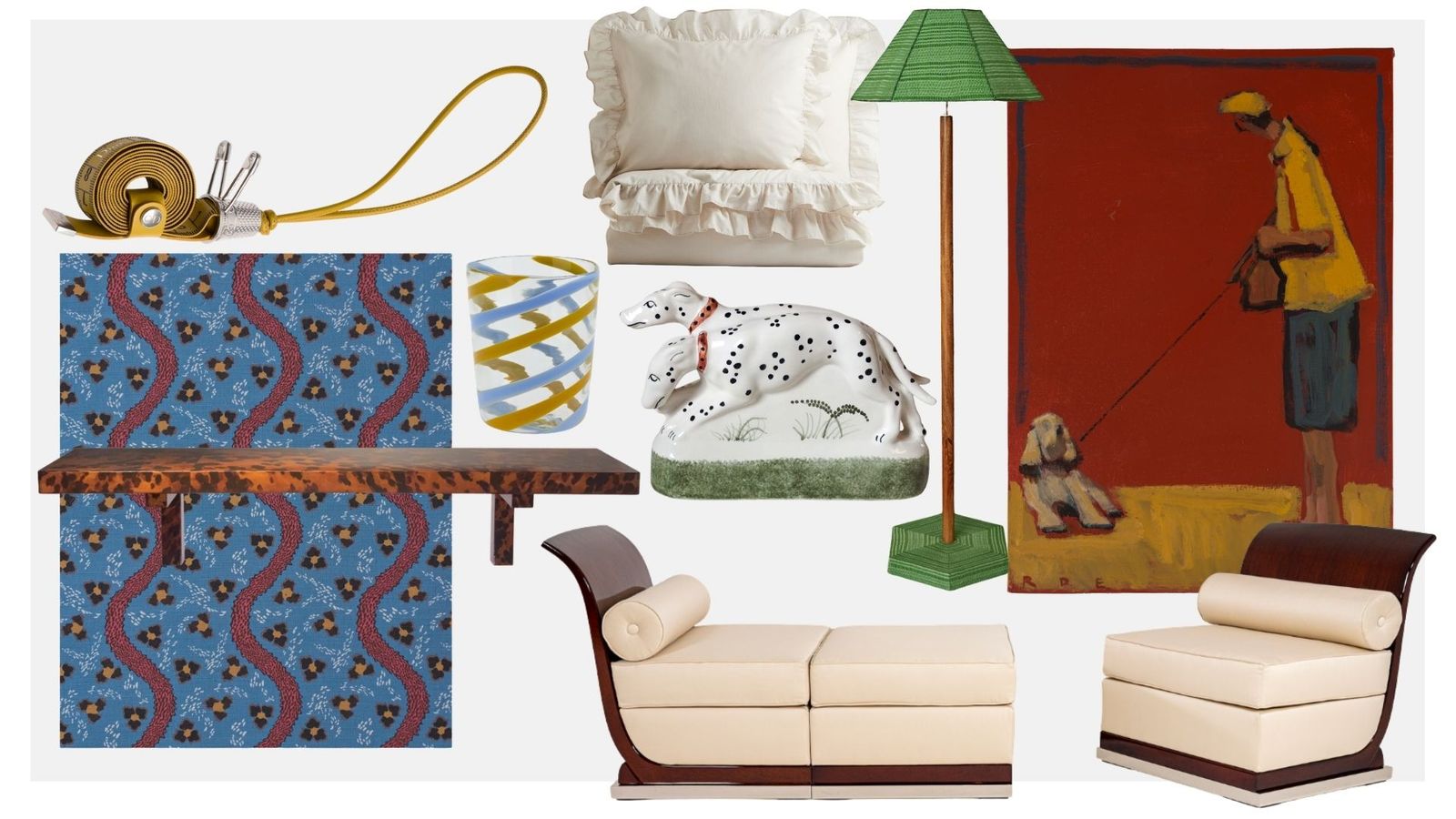 Image may contain Lamp Cup Couch Furniture Animal Canine Dog Mammal Pet and Home Decor