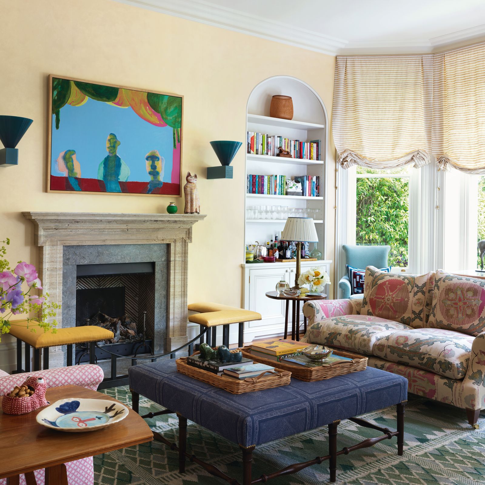 Rita Konig brings her signature joyful style to a townhouse in Chelsea's leafiest corner