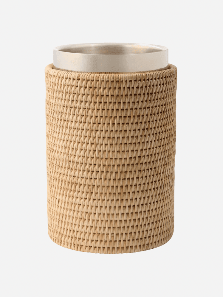 Image may contain Basket Tape Electronics and Speaker