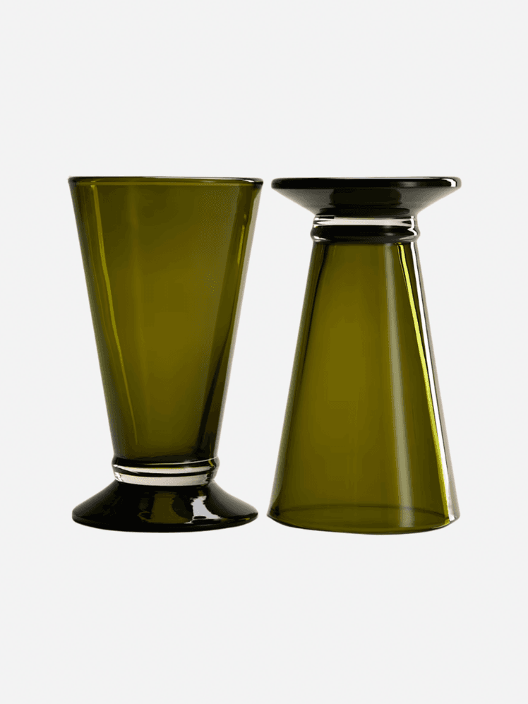 Image may contain Jar Pottery Vase Candle Glass Bottle Shaker Cup and Candlestick