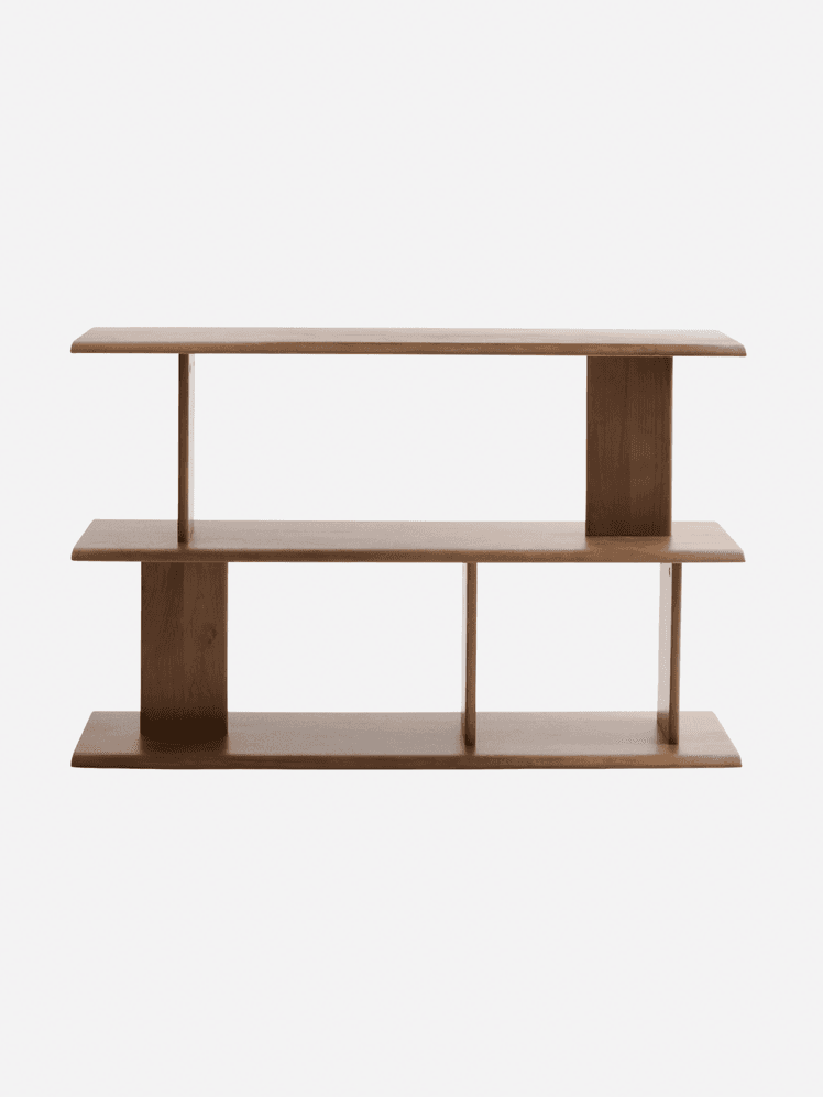 Image may contain Shelf Furniture Table and Wood
