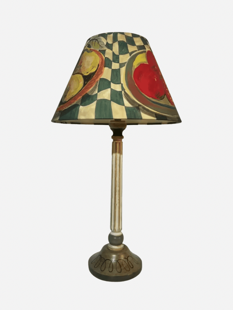 Image may contain Lamp Lampshade and Table Lamp